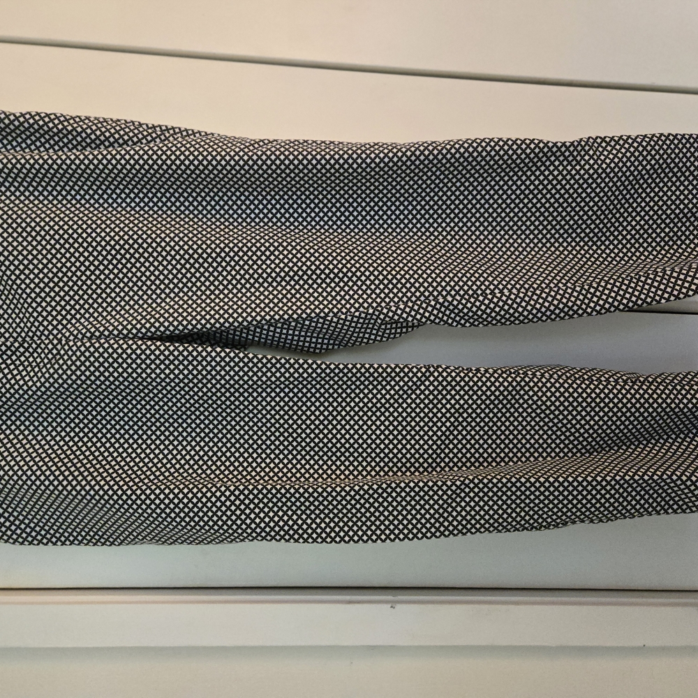 Black and White Patterned Pants